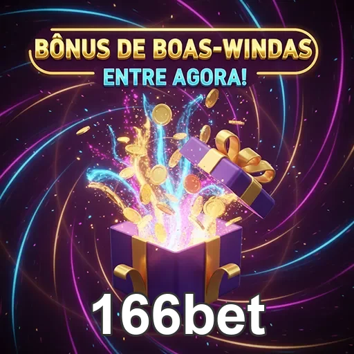 Imagem promocional do bônus do 166bet destacando vantagens no site 166bet, em cores vibrantes.