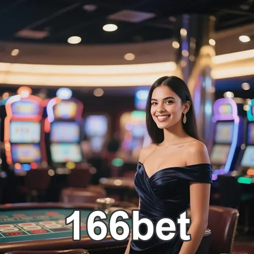 Imagem de um cassino online no 166bet, destaque para jogos de azar e slots do site 166bet.