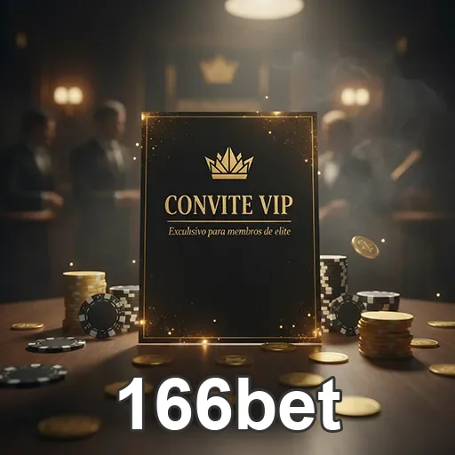 Imagem promocional da 166bet destacando opções VIP e apostas esportivas